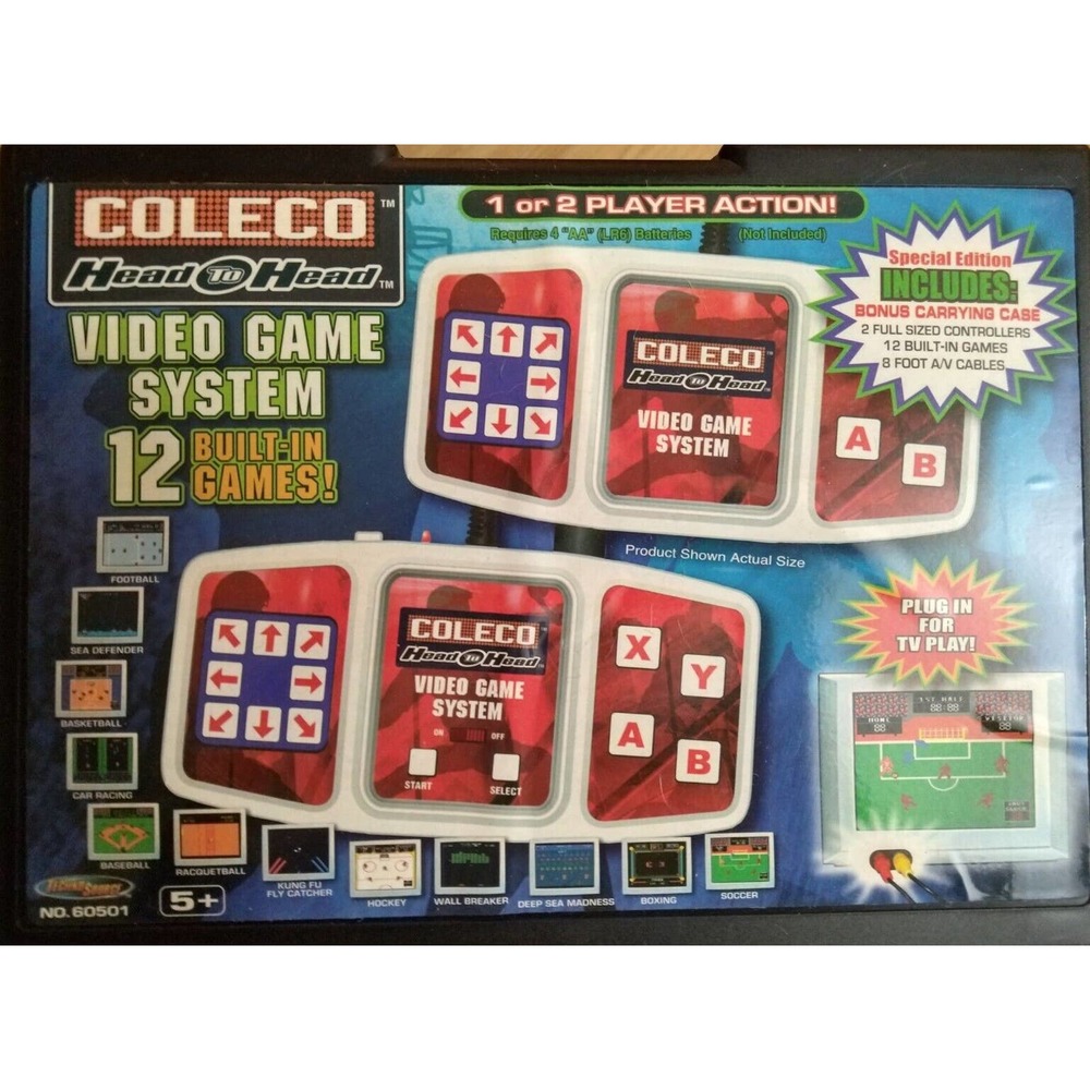 Coleco Head To Head 2005 Video Game System 12 Games New In Box